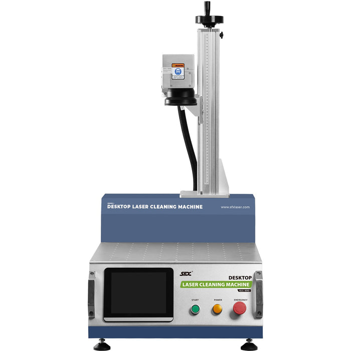 Настольный лазерный очиститель мощностью 200 Вт/300 Вт предназначен как для тонкой очистки заготовок, так и для объемной очистки/сварки мелких деталей - zacmachinery